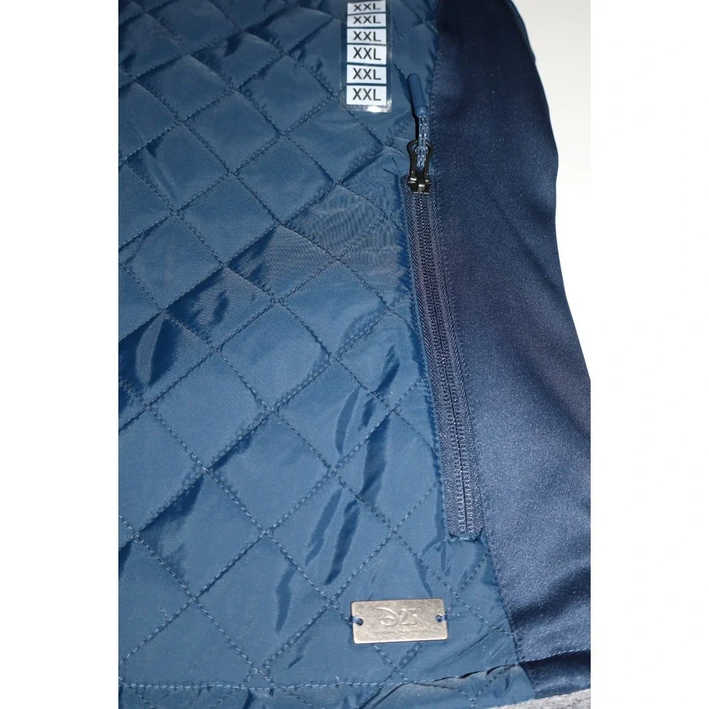 DISNEY D23 2024 Quilted Blue Mickey Sorcerer Vest XXXL Women's 2XL XXL NEW